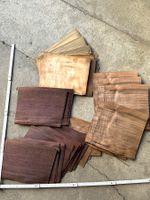 Viele Furniere von einer Antikschreinerei div. Holzarten