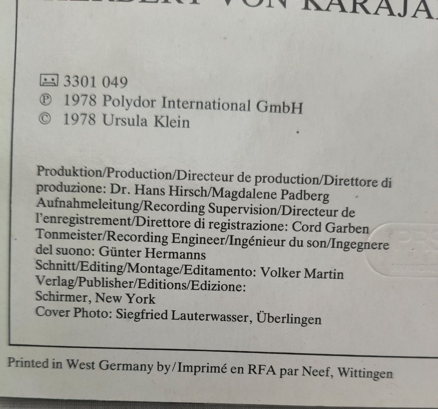 Dischi in vinile: Klassik - LP "MOZART - VIOLINKONZERTE NR. 3&5" – Nuovo (secondo la descrizione) da Binningen venduto da mar_2jlr 4