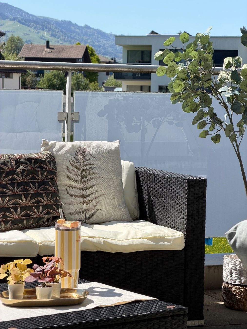 Sedie a sdraio: Rattan Lounge schwarz Garten / Terrasse – Usato da Schübelbach venduto da KatyG 3