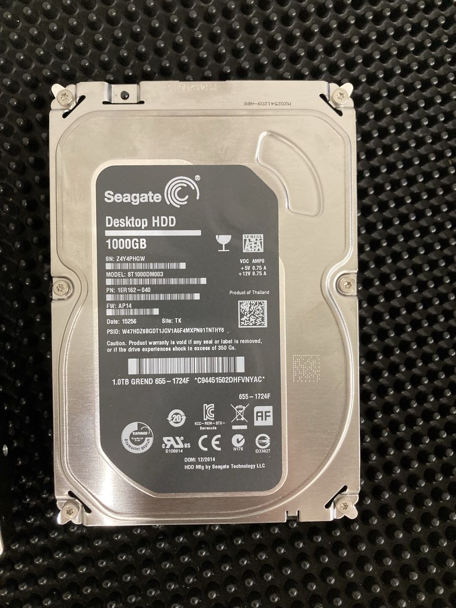 Seagate Dischi rigidi: Seagate HDD 1000gb 3.5“ – Usato da Flawil venduto da rcnkr