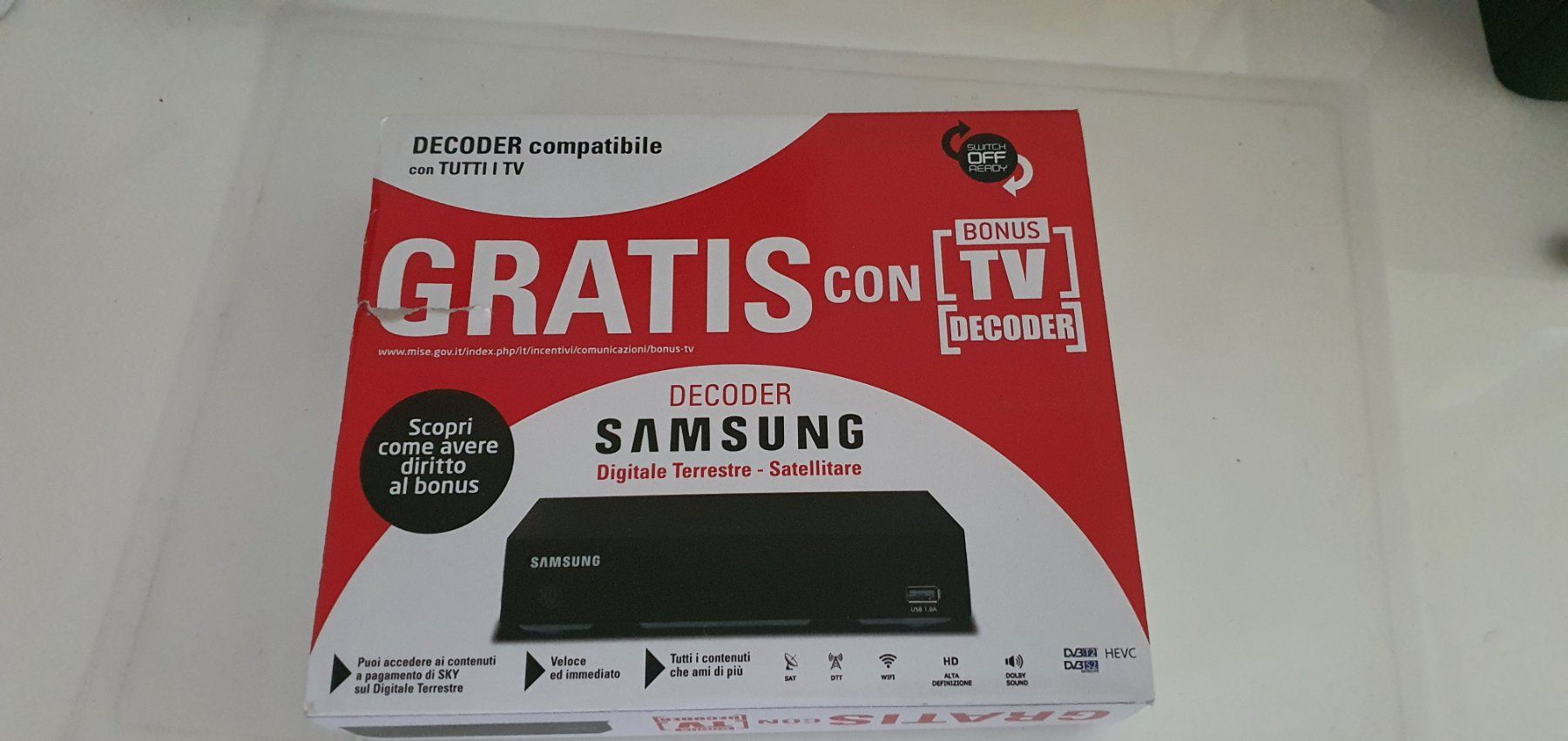 Samsung Ricevitori: Samsung decoder (digitale terrestre) – Usato da Wohlen AG venduto da stifno-industries