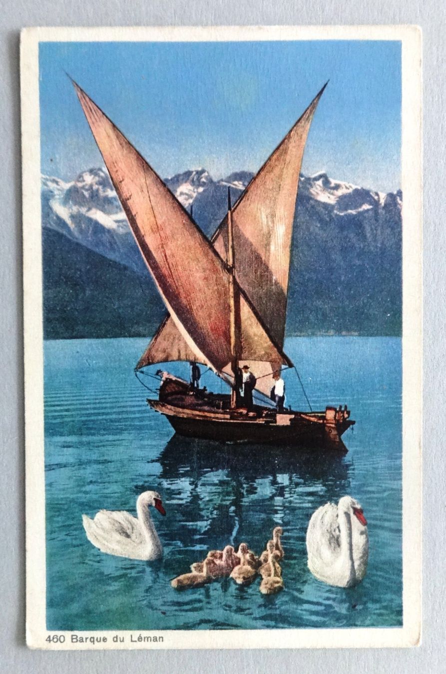 Cartes postales: Barque du Léman – D'occasion à Fétigny par Billy2miny