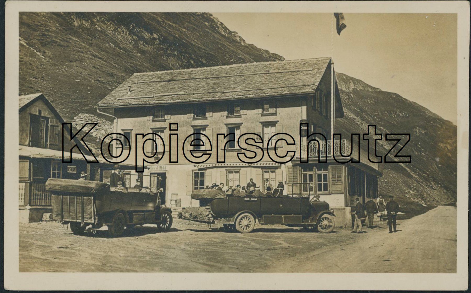 Cartoline postali: GR Oberalp Pass - Post - Postauto - Tujetsch – Usato da Schindellegi venduto da leecollect