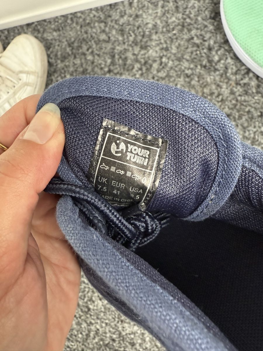 Scarpe da uomo: Your Turn Schuhe, Grösse: 41, Farbe: blau/jeans – Usato da Oberhofen Thun'see venduto da ClaudiaKelesh 2