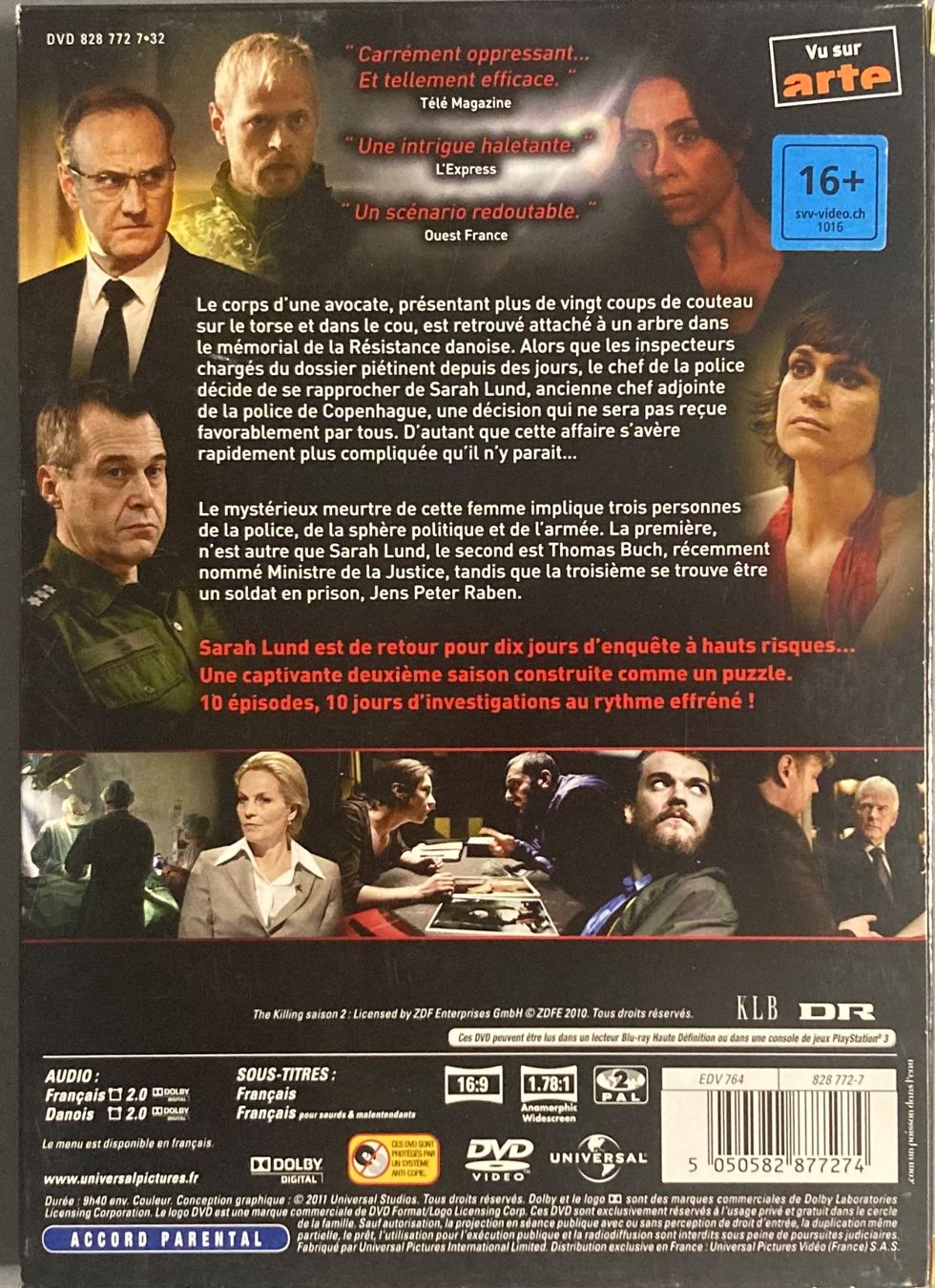 Alle DVDs: KILLING L'INTEGRALE SAISON 2 – Gebraucht aus Poliez-Pittet von Newtown-Records 1