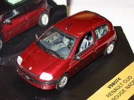 Renault Clio rouge nacre * Vitesse 1:43