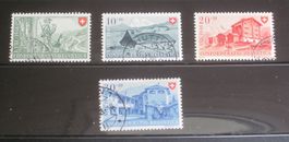 PP 1948 Berufe und Schweizer Häuser III ganzer Satz gest.