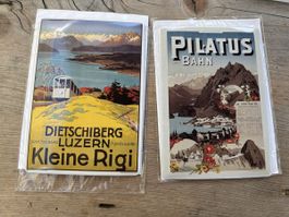 2 Postkarten Pilatusbahn Dietschiberg neuwertig