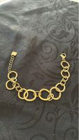 SteelArmband grosse Glieder Goldfarbe mit Karabinerverschlus