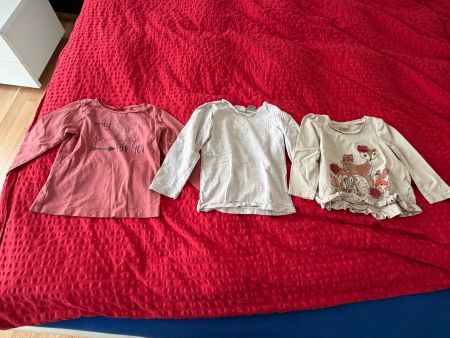 3 Langarmshirts, Grösse 92Top Zustand!
