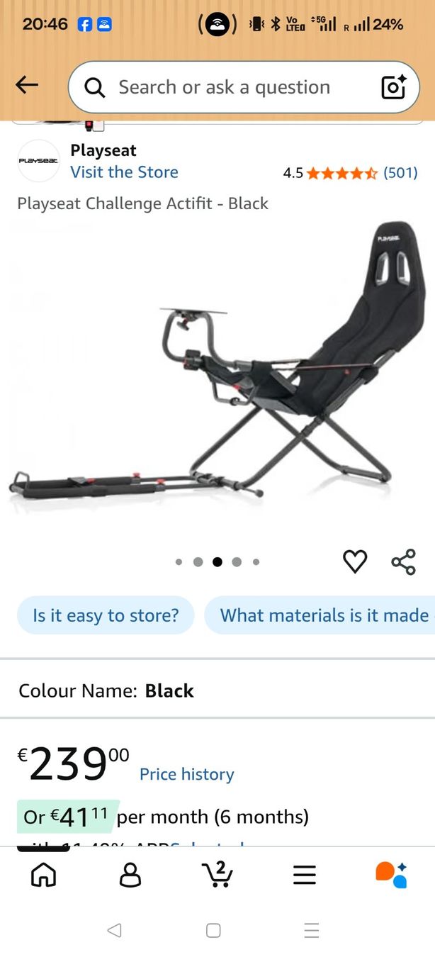 Spiele: Playseat Challenge – Gebraucht aus Hittnau von prz_7lyw 2