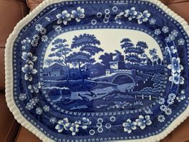 Plateau porcelaine anglaise Copeland ancienne C74