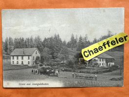 Alte Ansichtskarte Jeanguisboden BE, 1914 , Rarität