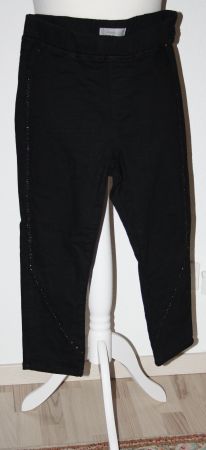 Hose Jeggins Caprihose TREDY schwarz  Gr. 42
