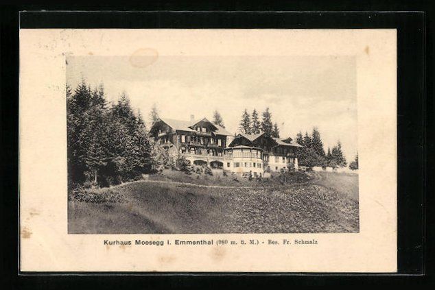 Ansichtskarten: Emmenmatt, Kurhaus Moosegg i. Emmental – Gebraucht aus Berlin von bartko-reher