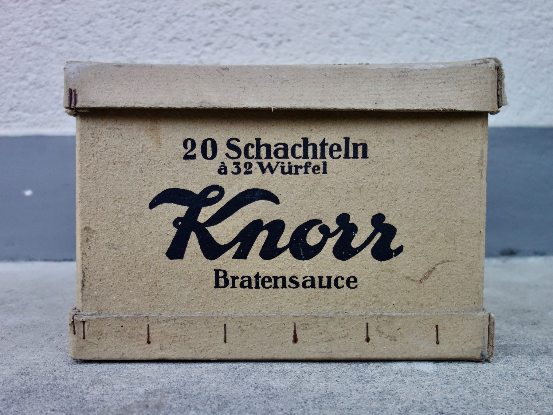 Transportkisten: Vintage Verpackung KNORR Schachtel Karton – Gebraucht aus Kerzers von bottlesandboxes 4
