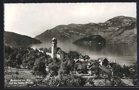 Ansichtskarten: Beckenried, Teilansicht mit Rigi und den – Gebraucht aus Berlin von bartko-reher
