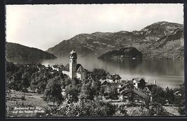 Beckenried, Teilansicht mit Rigi und den