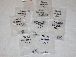 Diode 1N4007, 10 Stück pro minigrip