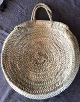Bast Tasche / Strandtasche rund Neu!