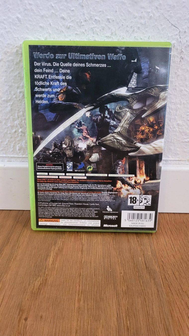Microsoft Spiele: Xbox 360 - Dark Sector – Gebraucht aus Münsingen von DigitaleSpielecke 1