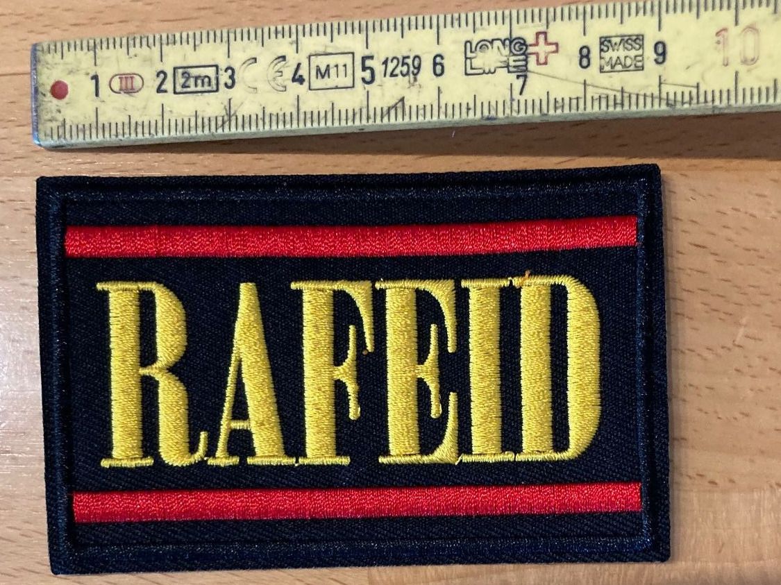 Toppe: Rafeid Patch  Sticker Aufnäher Rock Metal Band – Nuovo (secondo la descrizione) da Horn venduto da abutre72