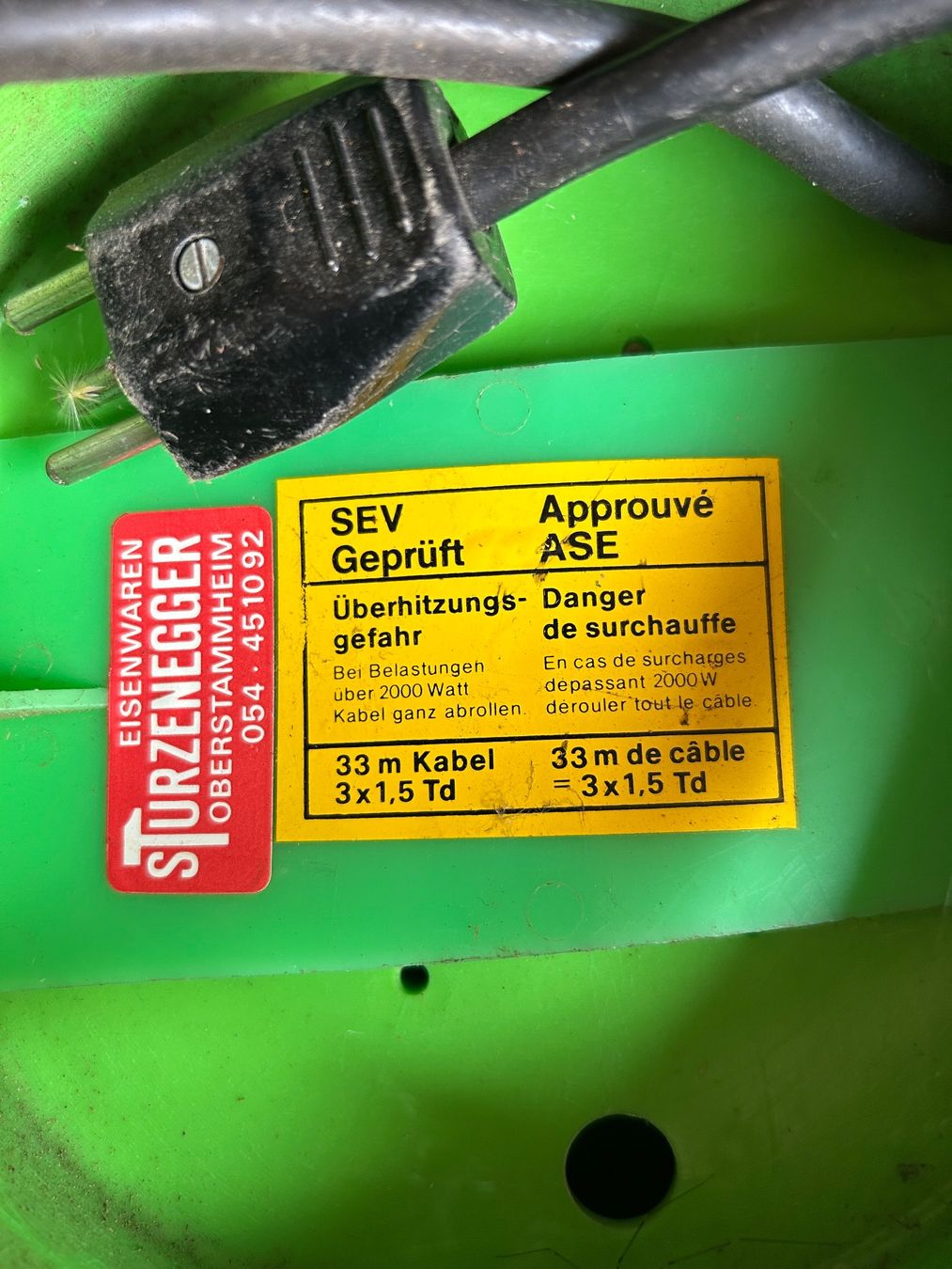 Cavi: Kabel Rolle – Usato da Oberstammheim venduto da Dbsound24 3