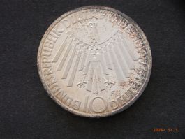 Silbermünze BRD 10 Mark München 15.7 Gramm
