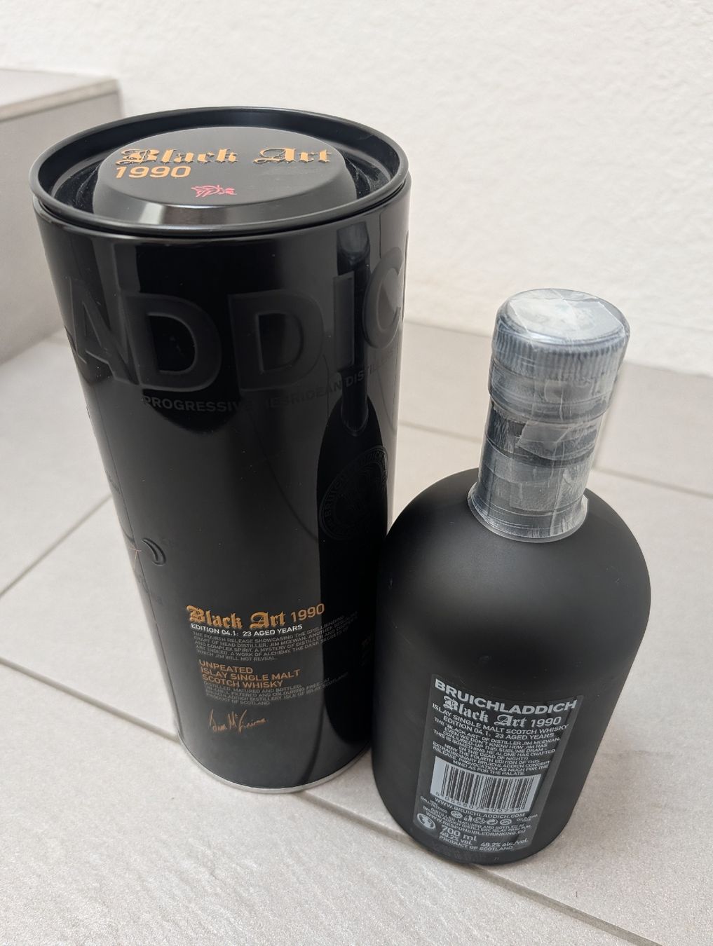 Bruichladdich Bevande alcoliche: Bruichladdich Black Art 04.1 – Nuovo e nell'imballaggio originale da Sulzbach venduto da Drunkometer 3