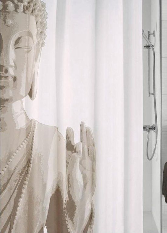 Tende: Duschvorhang-KLEINE WOLKE-BUDDHA – Nuovo e nell'imballaggio originale da Rupperswil venduto da big-one-sale