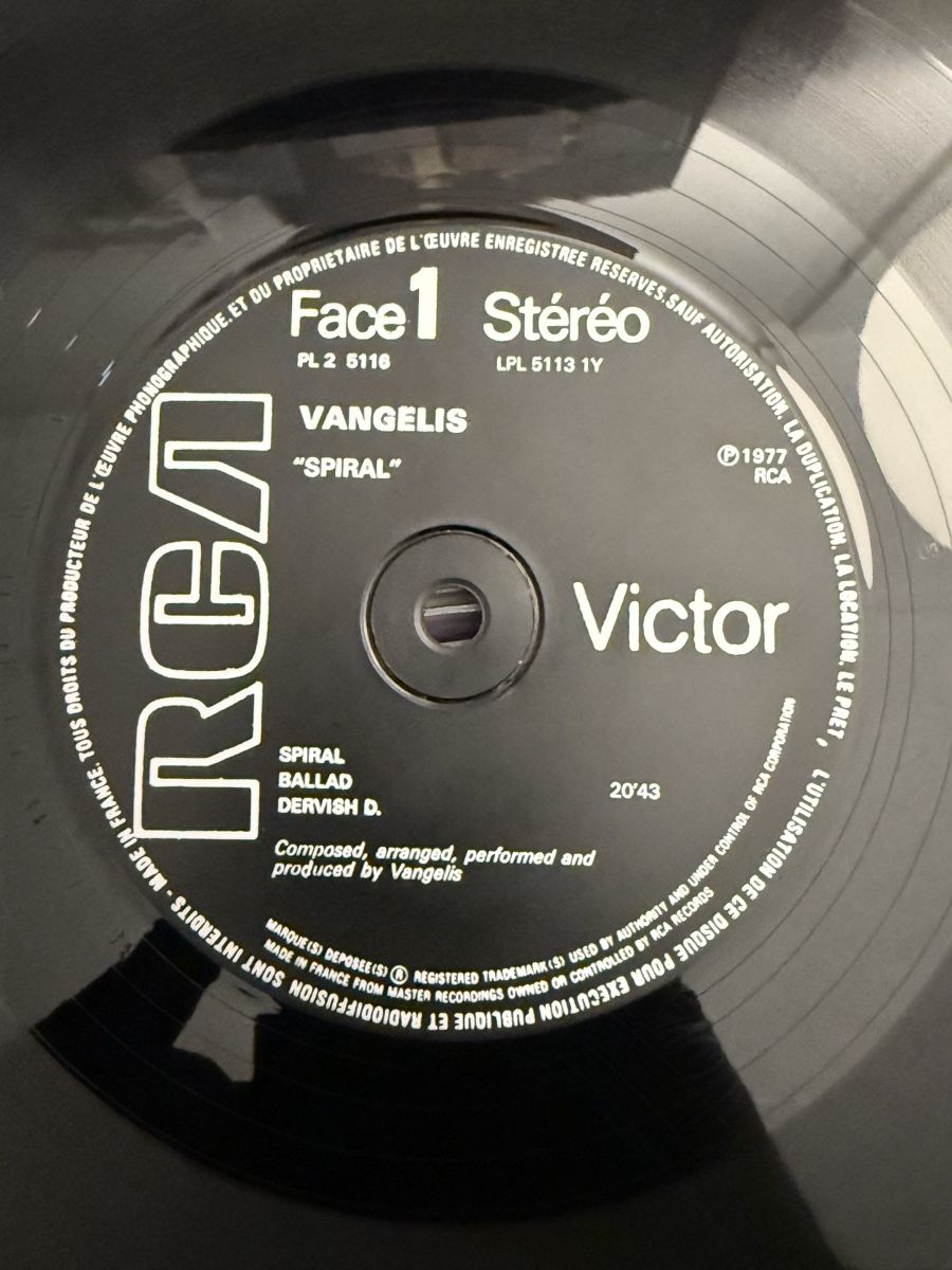 Dischi in vinile: Vangelis - Spiral / FR - 1977 – Usato da Delémont venduto da Studio_du_soleil 1