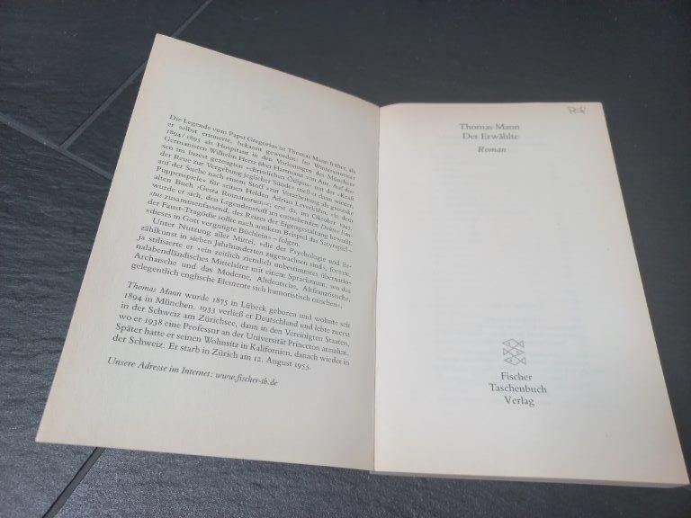 Libri: Thomas Mann Der Erwählte – Usato da Pfäffikon / ZH venduto da Pefkadett 2