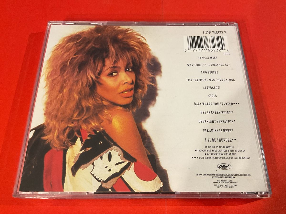 CD: Tina Turner CD "Break Every Rule"  – Usato da Steinach venduto da Quarkie 2