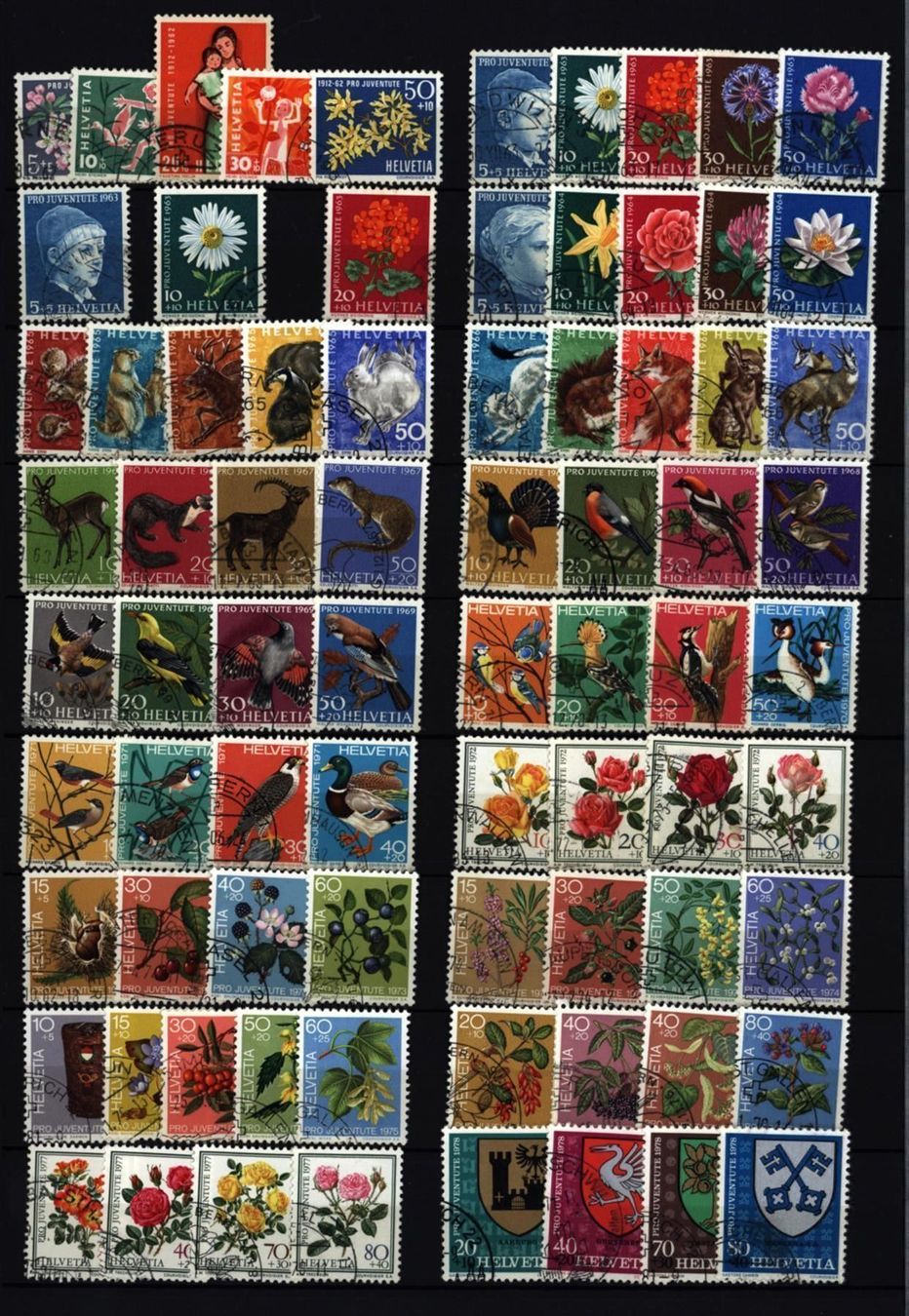 Alle Briefmarken: Pro Juventute Slg.-1978 +2 Blocks(PJ580) – Gebraucht aus Seuzach von Philahits 3