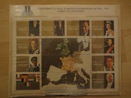 Briefmarken Europäische Staatsoberhäupter der 1974