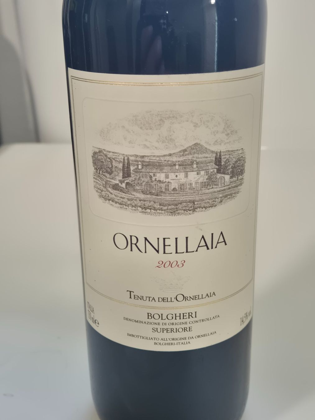 Vino: Ornellaia 2003 0.75cl – Nuovo (secondo la descrizione) da morgarten venduto da Nanusex