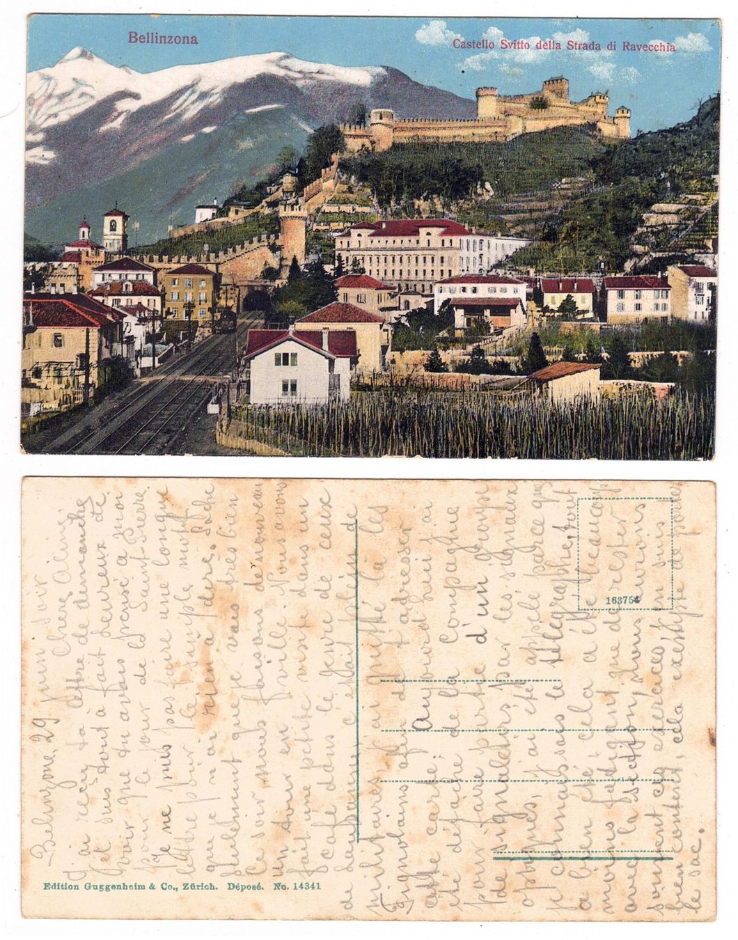 Cartoline postali: Bellinzona – Usato da La Tour-de-Peilz venduto da amjust