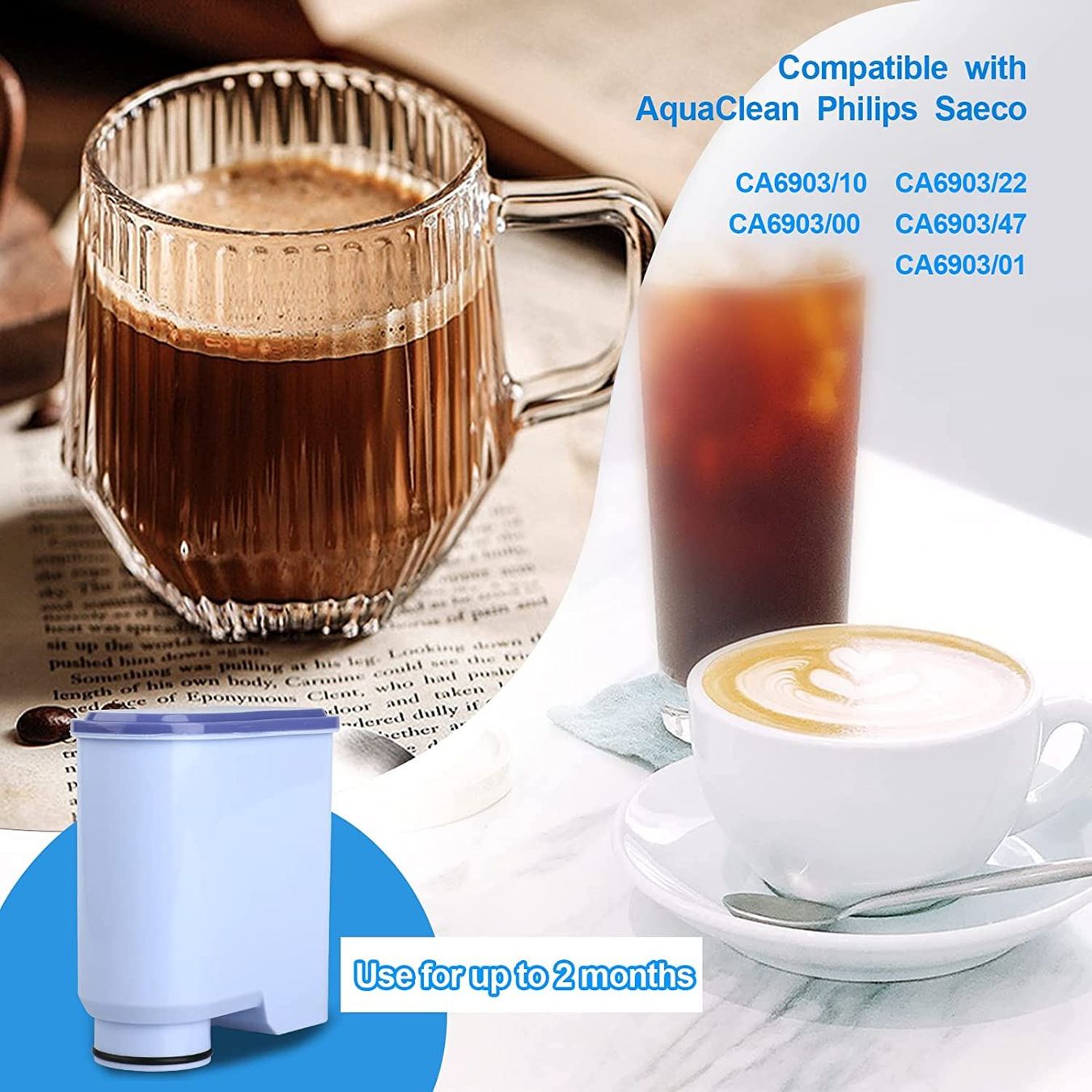 Philips Sanitari: Ersatzwasserfilter für Philips AquaClean – Nuovo (secondo la descrizione) da Thun venduto da nuonuo 2