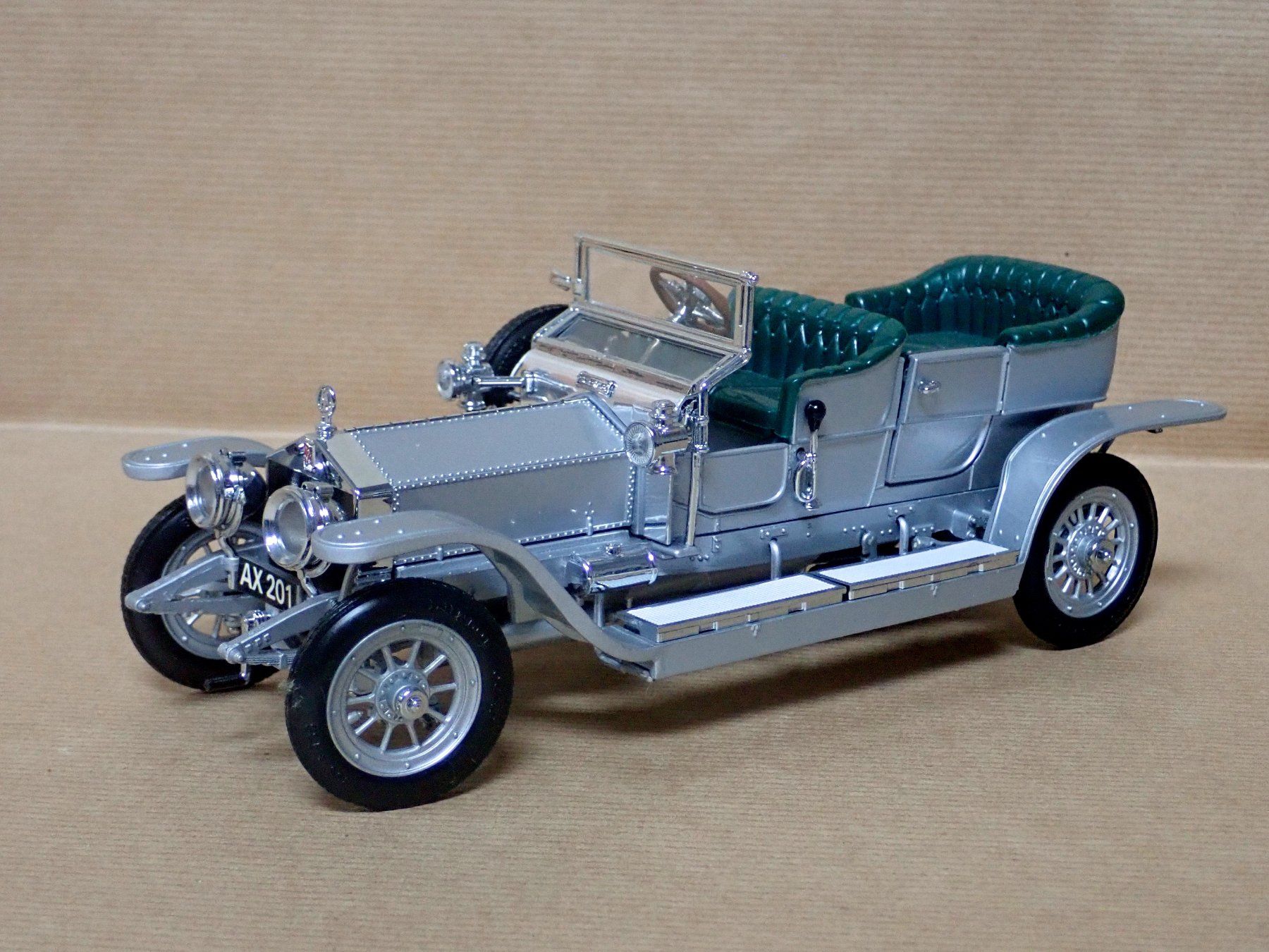 Franklin Mint Modellautos: Rolls Royce Silver Ghost 1907 - Franklin Mint - 1/24 – Neu und originalverpackt aus Winterthur von
