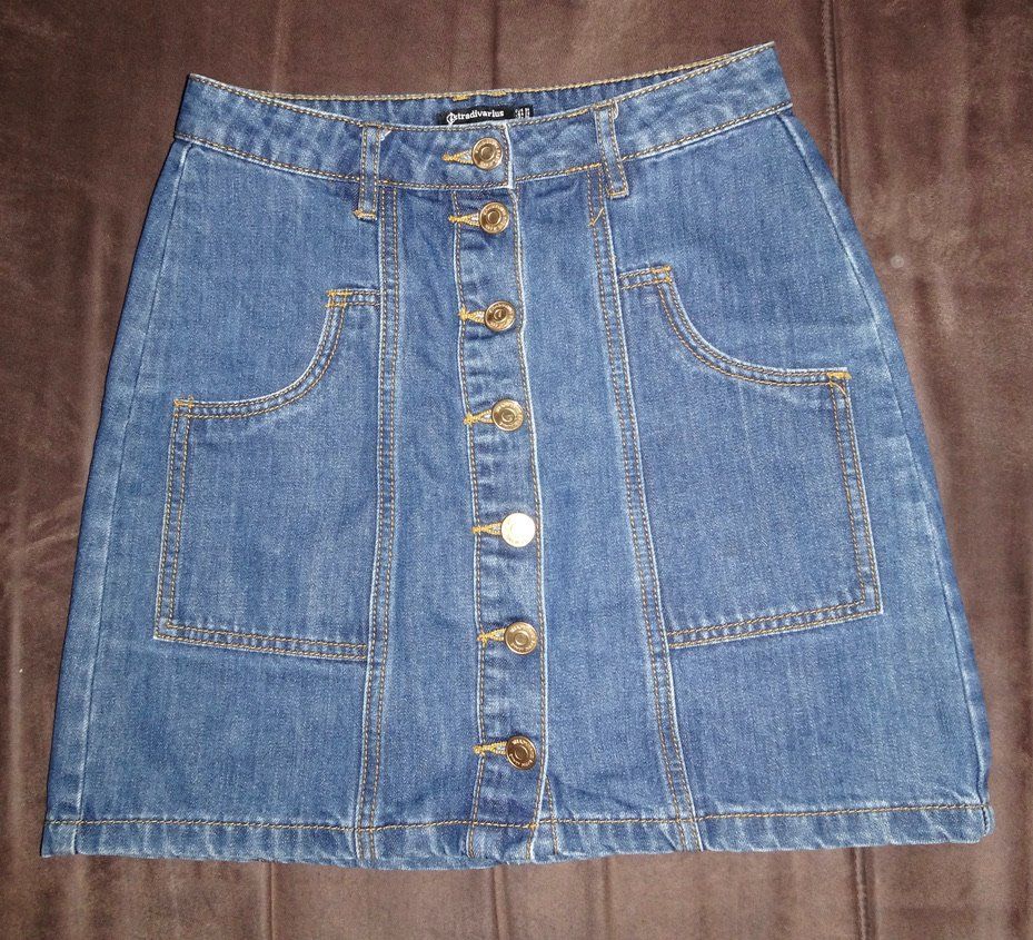 Stradivarius Gonne: Jupe en jeans Stradivarius taille 34 – Usato da Châtelaine venduto da Gio54321 1