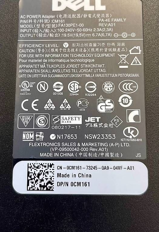 Caricabatterie: Chargeur PC portable Dell – Usato da Genève venduto da JWLIU 1
