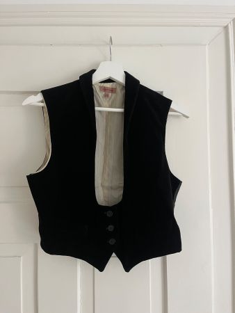 Romeo Gigli Damen Weste Schwarz Gr. 44