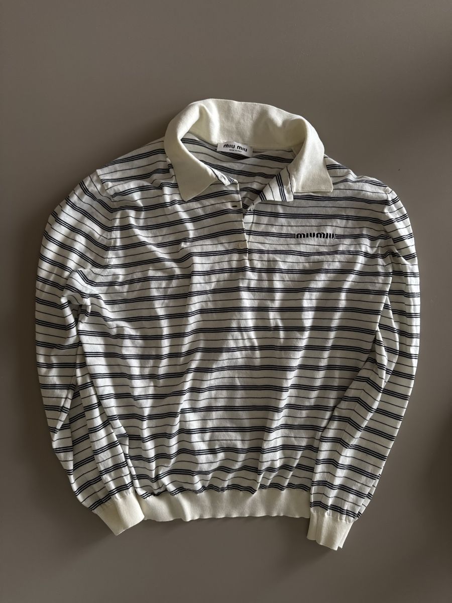 Magliette Polo: Miu Miu Longsleeve Cotton M/46 – Nuovo (secondo la descrizione) da Origlio venduto da sto_2pxf 1