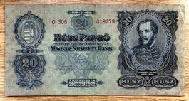 20 Pengo Ungarn 1930!!! Rarität!!!