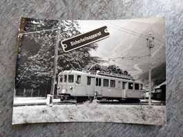 RhB/BM Triebwagen BDe 4/4 Nr. 491 - Mesocco - Foto-AK