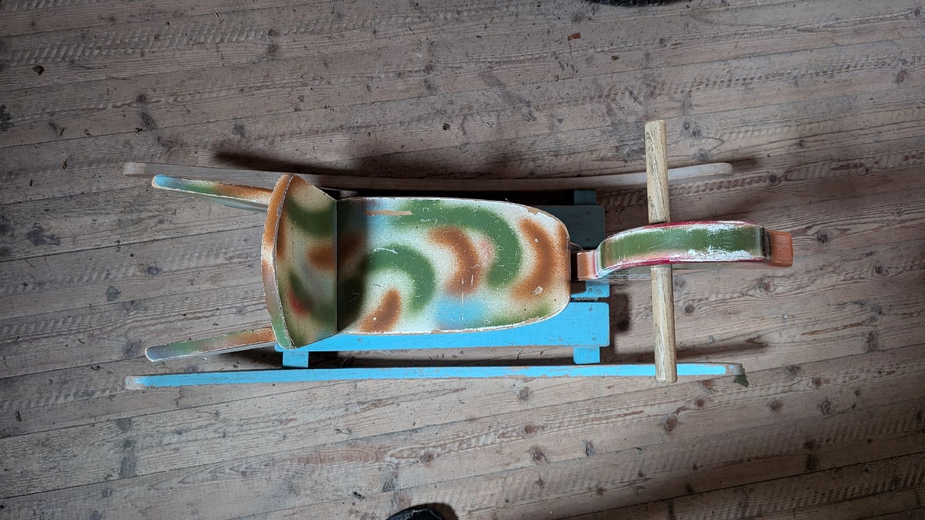 Spielzeuge: Nostalgisches Schaukelpferd Ente aus Holz – Gebraucht aus Landquart von raa_g5ms 2