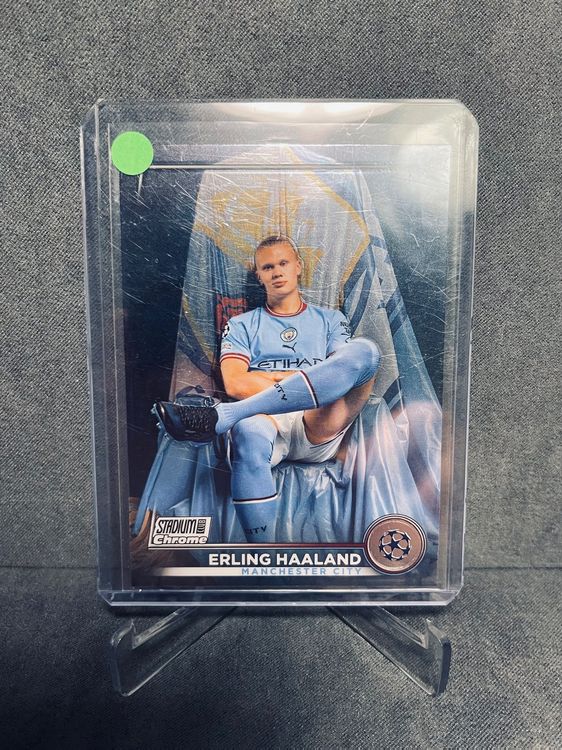 Topps Stadium Club Chrom Erling Haaland Manchester City Acheter Sur Ricardo