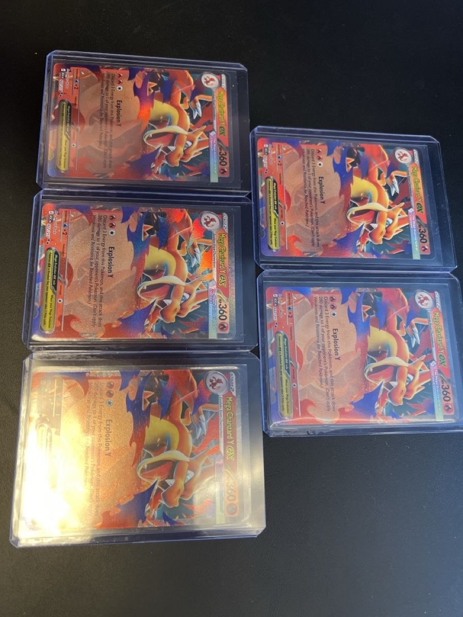 Pokémon Sammelbilder & Trading cards: 5 Mega Charizard Y Englisch – Neu (gemäss Beschreibung) aus Goldau von ecko08