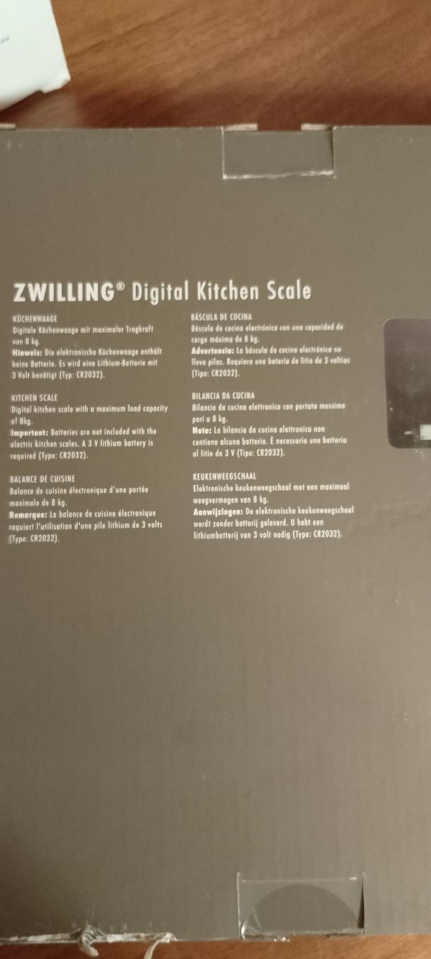 Zwilling Bilance da cucina: Zwilling Digital Küchenwaage NEU – Nuovo e nell'imballaggio originale da Therwil venduto da col_m6rx 2