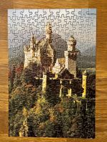 MB Puzzle „Schloss Neuschwanstein“   Vintage